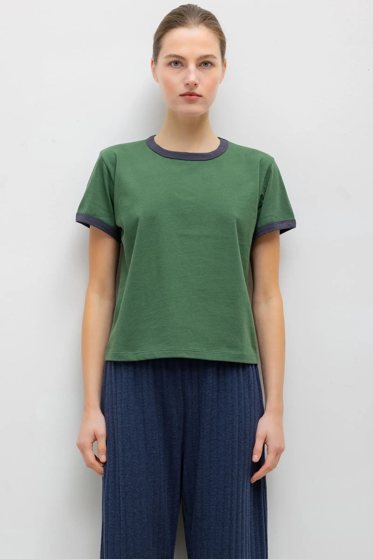 Leset Margo Ringer Tee Juniper Midnight