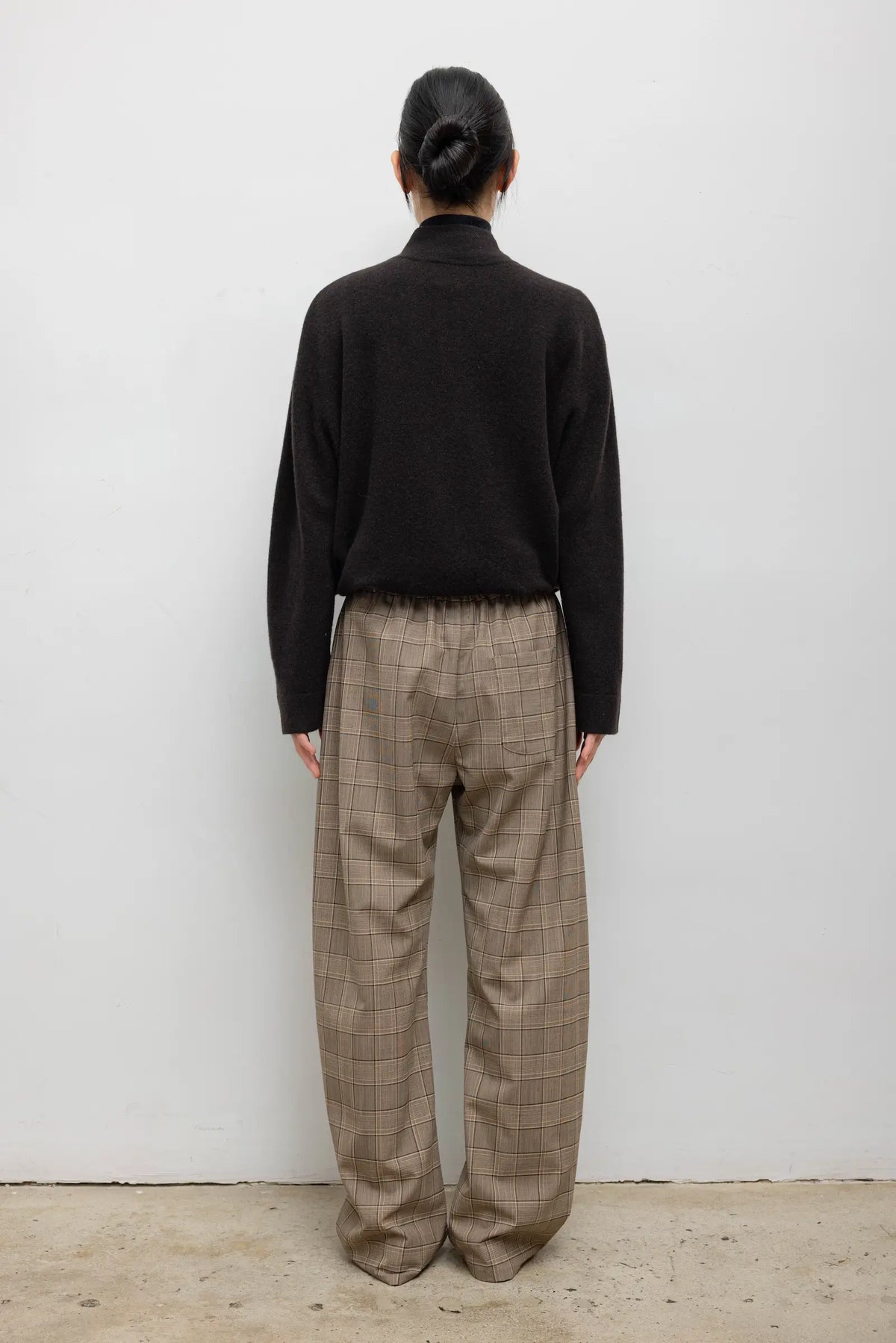 Leset Mia Pocket Pant Camel Plaid