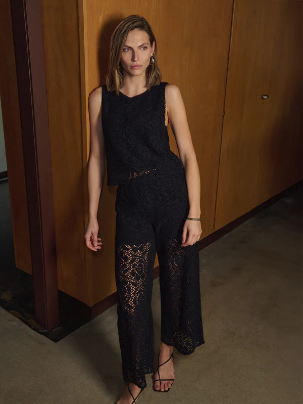 Nation LTD Linney Lace Pant Black