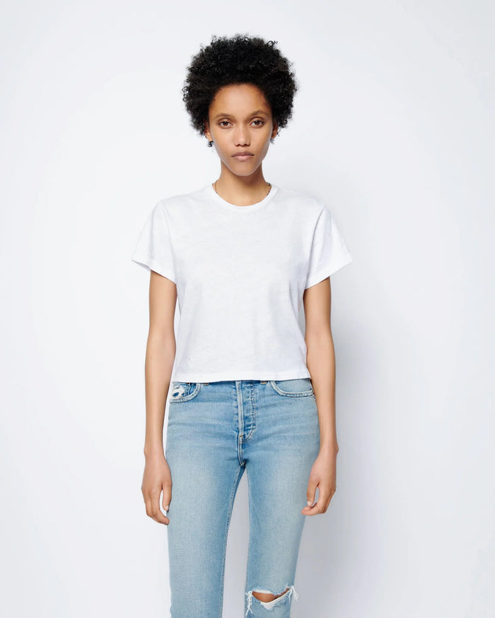 RE/DONE 1950s Boxy Tee optic white