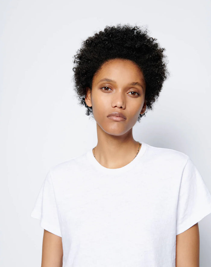 RE/DONE 1950s Boxy Tee optic white