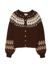 Nation LTD LULA CARDIGAN  Coffee