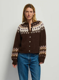 Nation LTD LULA CARDIGAN  Coffee