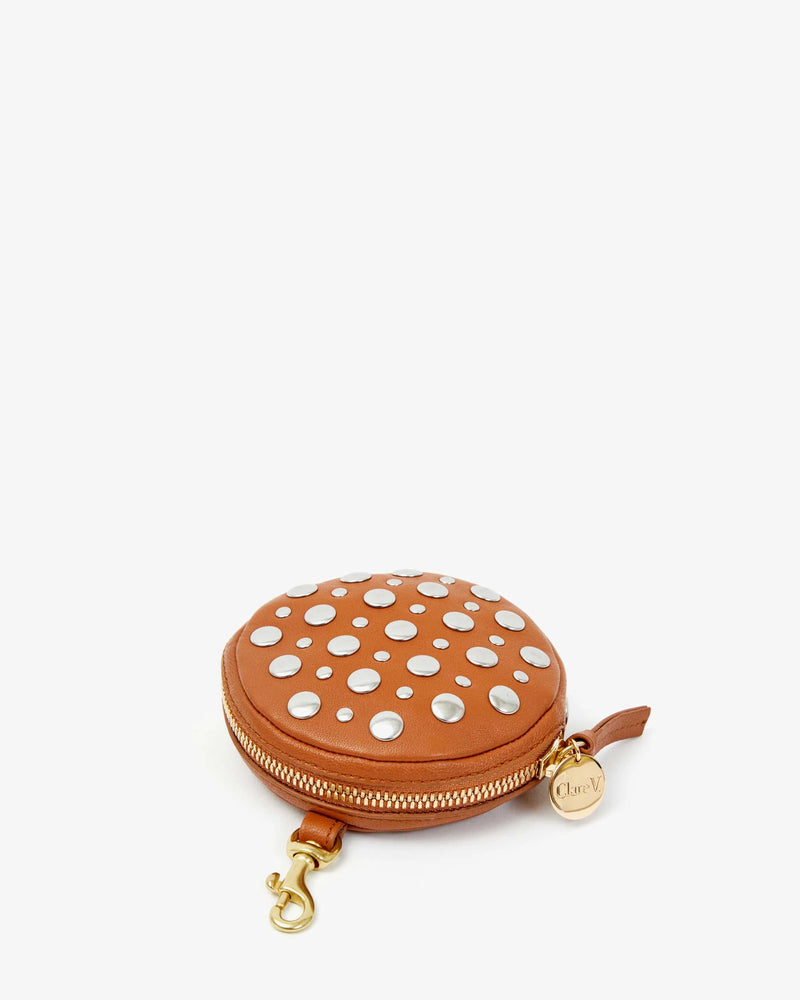 Clare V. Le Disco Cuoio Nappa w/ Studs