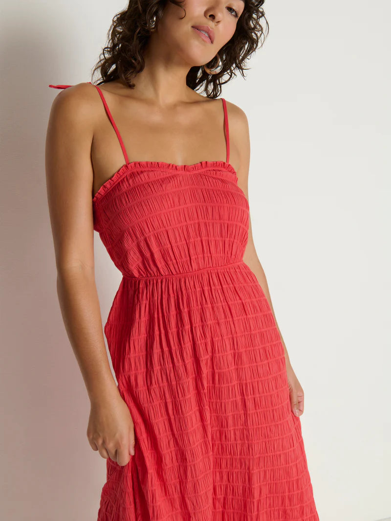 Nation LA Madeline Tie Midi Dress Flora