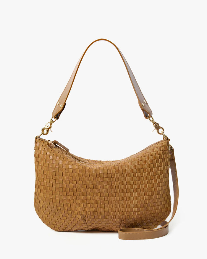 Clare V. Moyen Messenger -  Sequoia Woven Checker