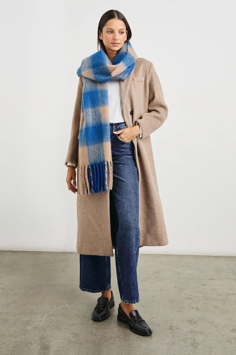 Rails Oslo Scarf Cobalt Camel