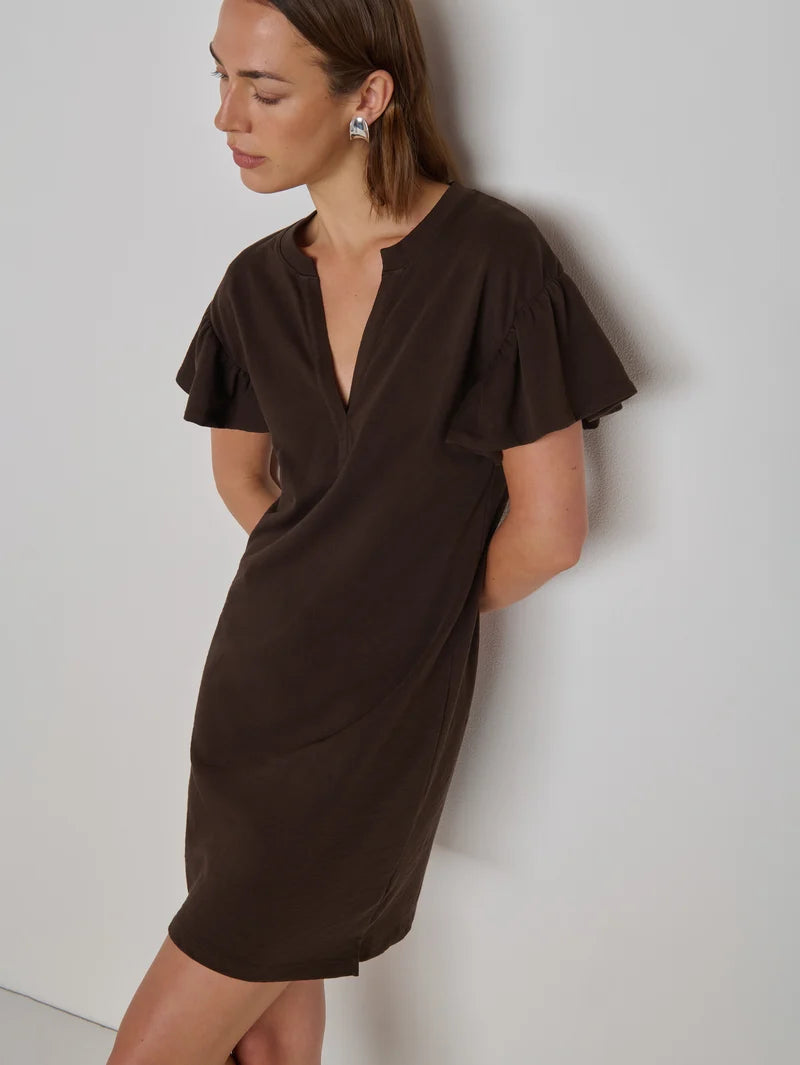 Nation LA Savannah Mini Dress Cocoa