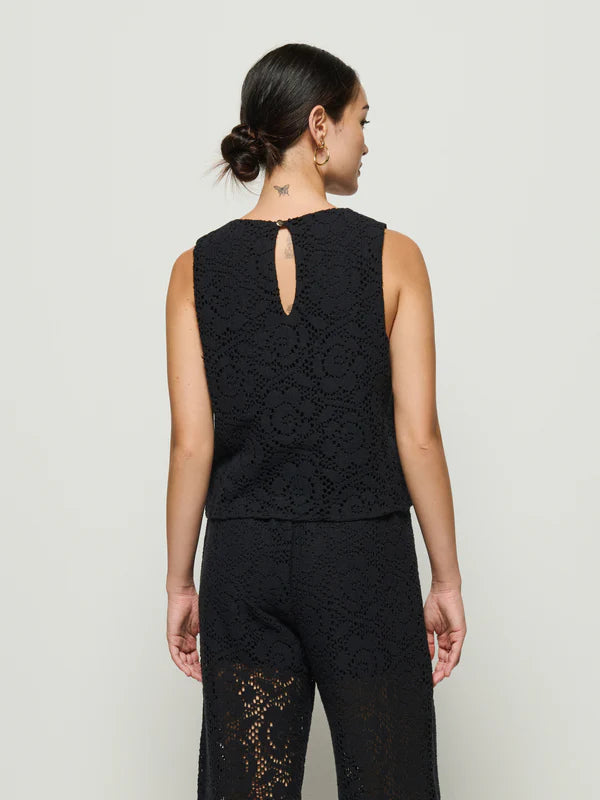 Nation LTD Sheri Lace Sleeveless Black