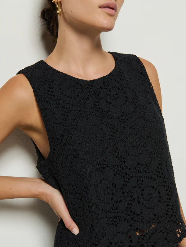 Nation LTD Sheri Lace Sleeveless Black