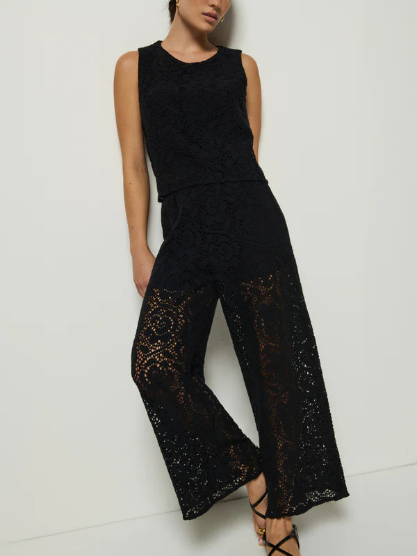 Nation LTD Sheri Lace Sleeveless Black