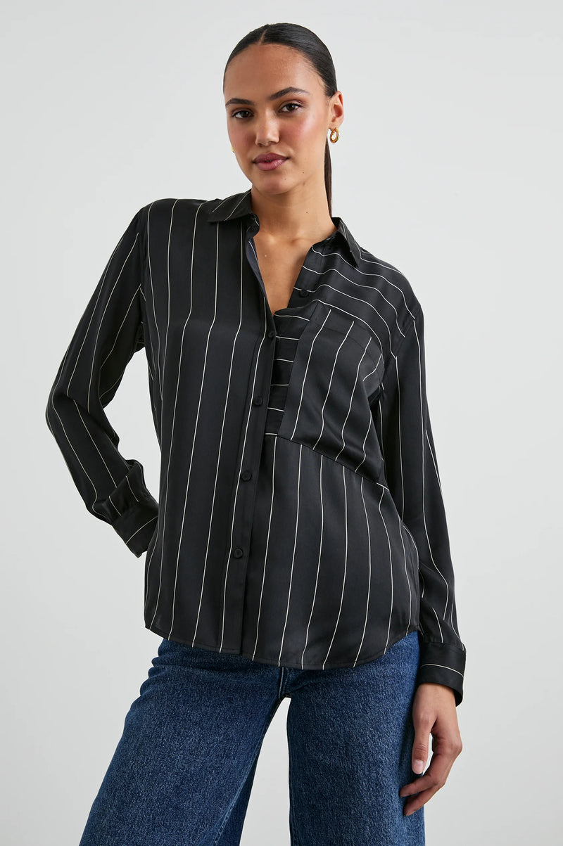 Rails Spencer Shirt Ink Stripe