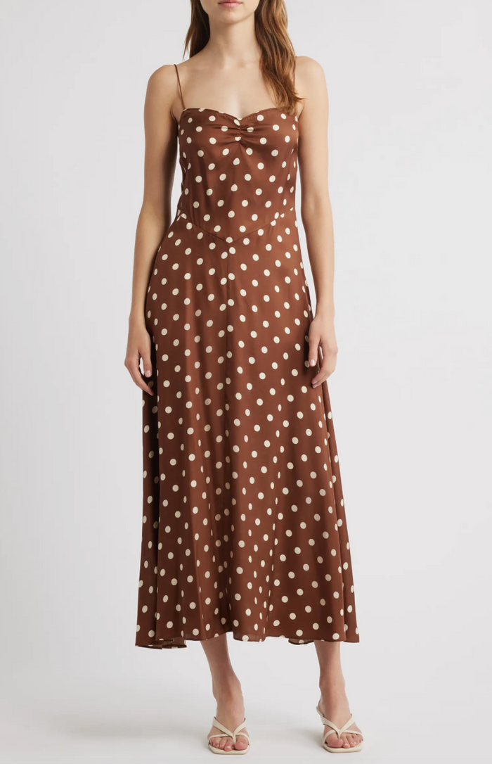 DÔEN LORRAINE DRESS IN GEORGINE DOT
