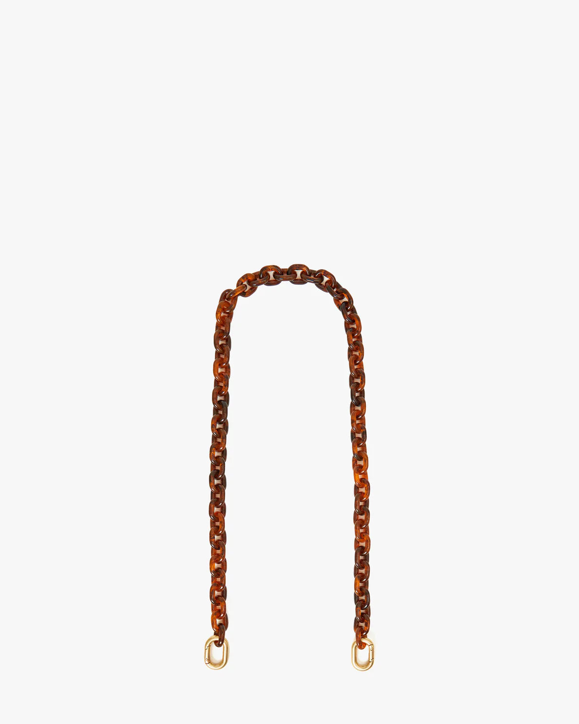 Clare V. Shoulder Strap Tortoise Mini Resin