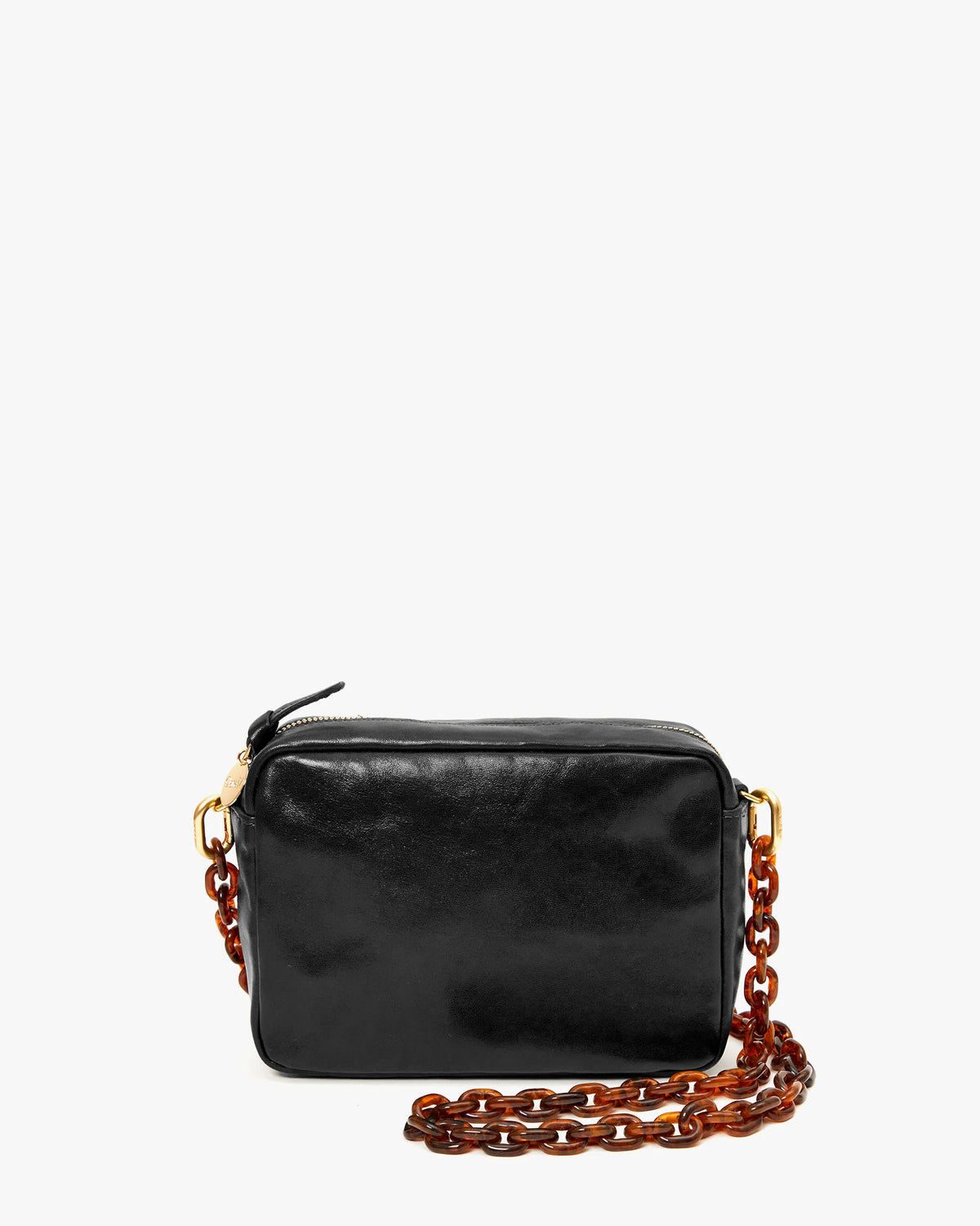 Clare V. Shoulder Strap Tortoise Mini Resin