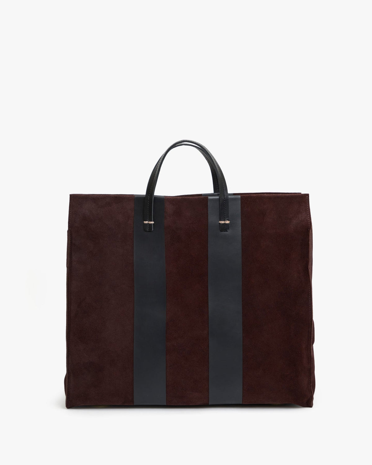 Clare V. SIMPLE TOTE TRUFFLE SUEDE