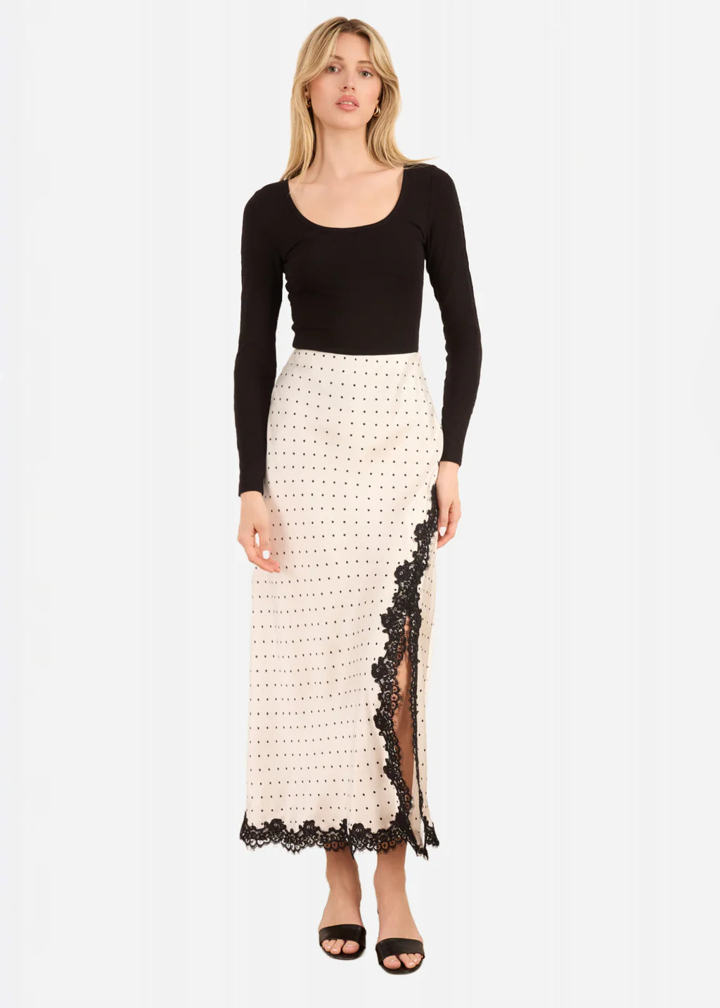 Cami NYC Skyler Rib Knit Top Black