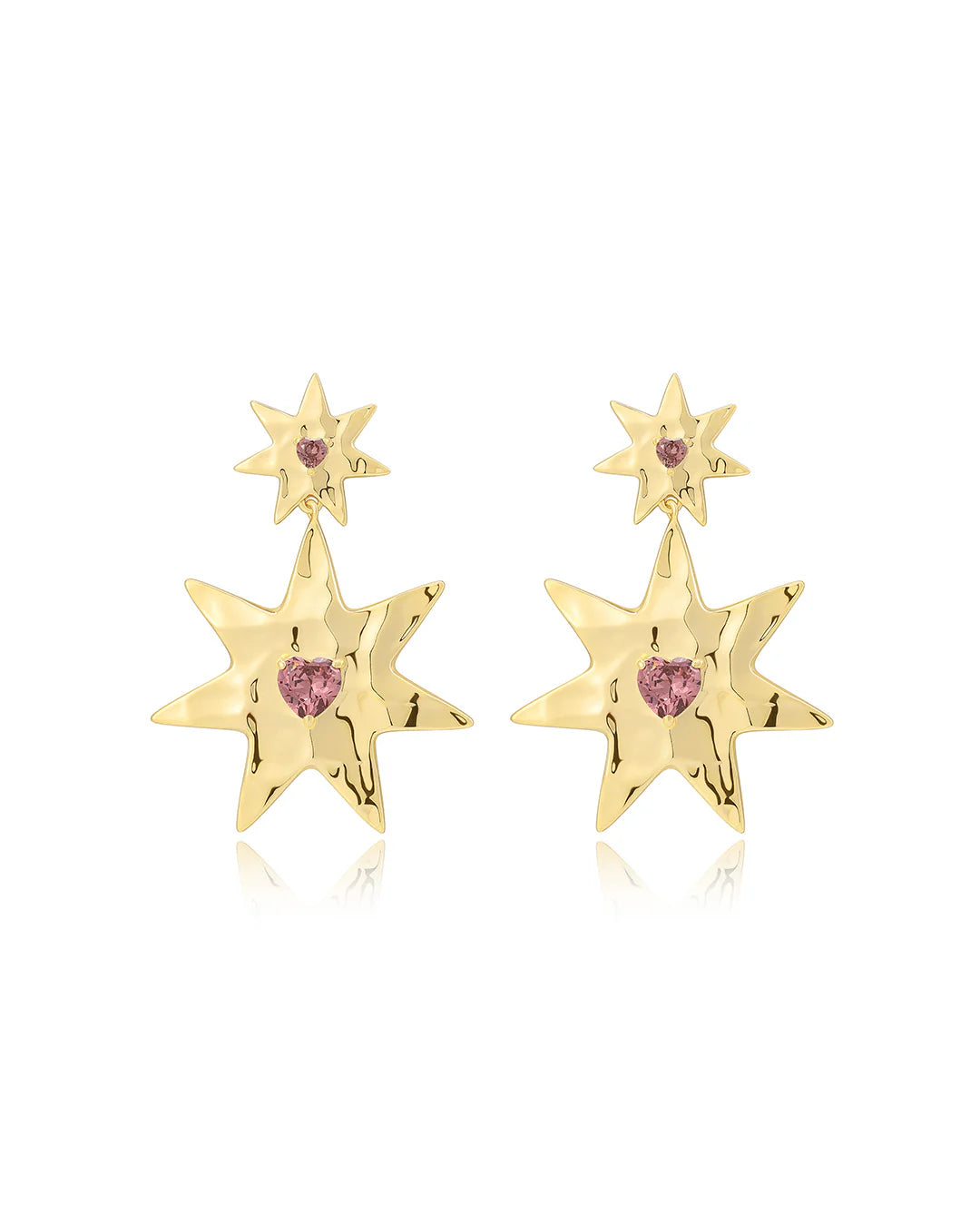 Luv Aj THE STARRY STUD STATEMENT EARRINGS Gold