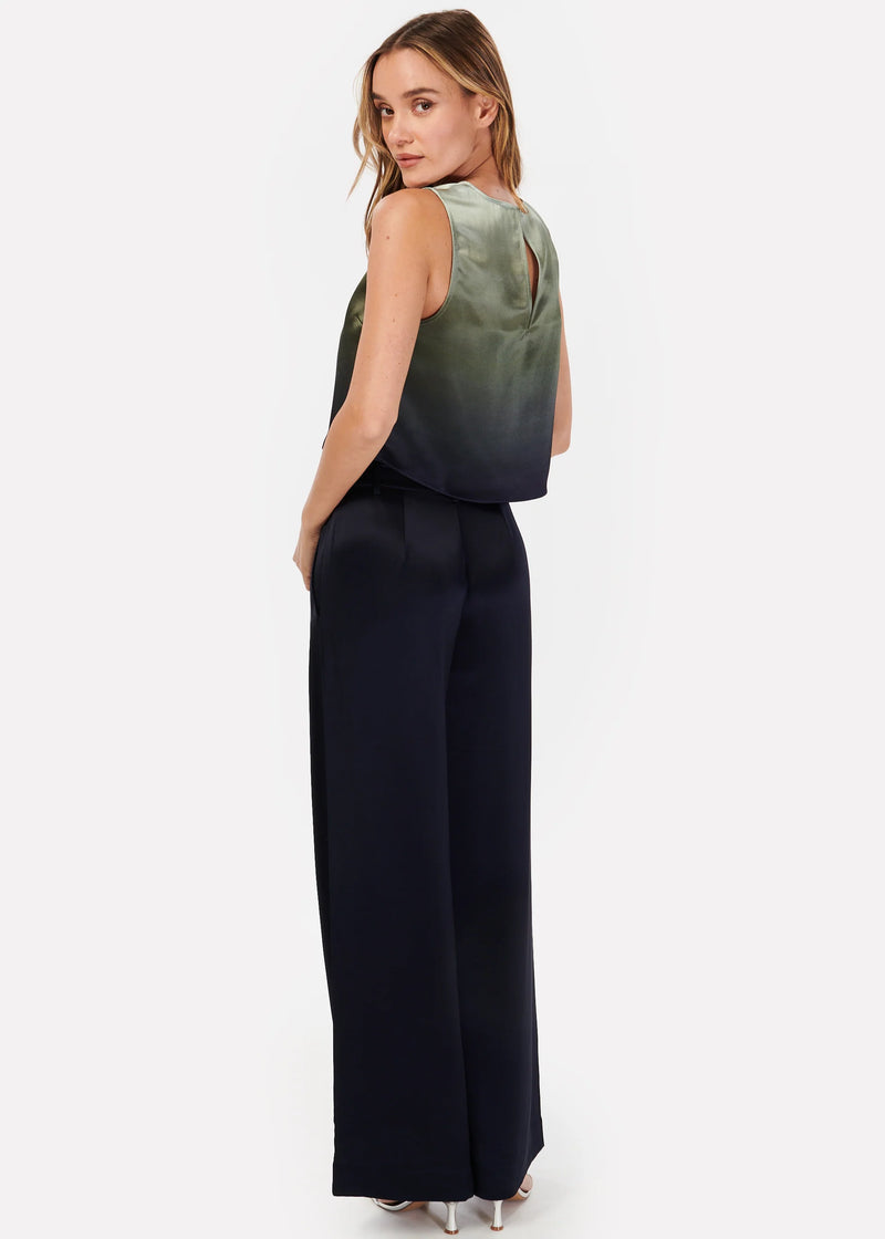 CAMI NYC ROMILLY CROPPED TOP CASPIAN OMBRE