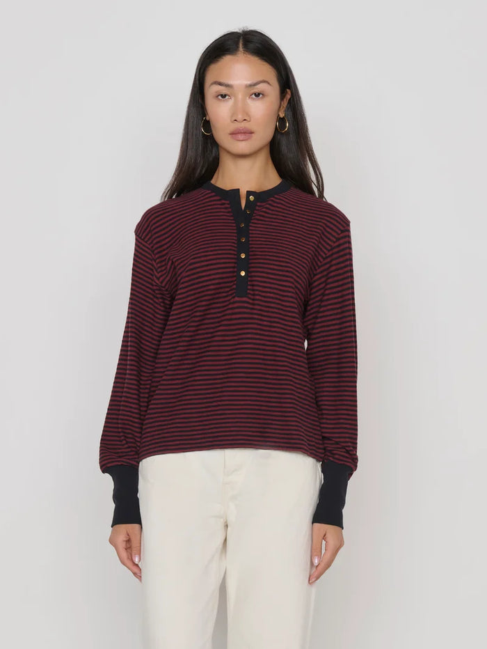 Nation LA Victoria HenleyMini Truffle Stripe