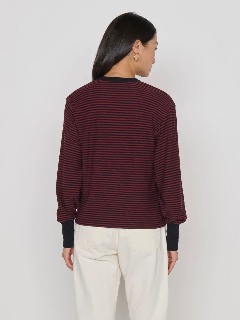 Nation LA Victoria HenleyMini Truffle Stripe