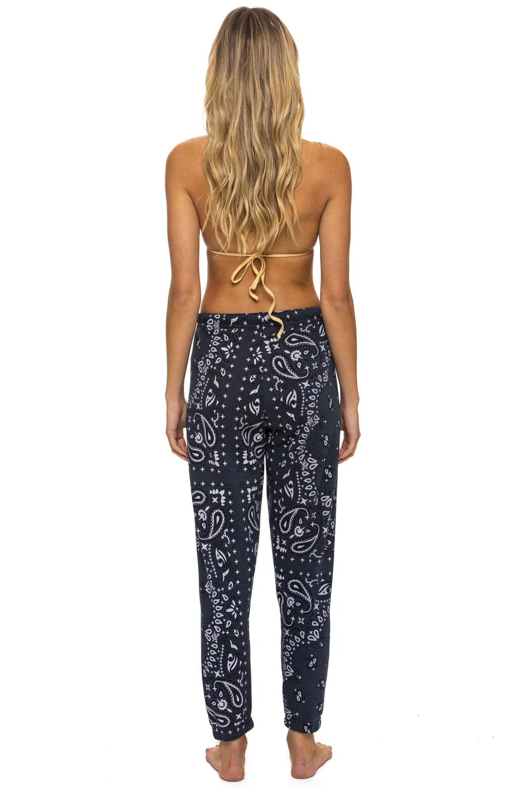 Aviator Nation BANDANA SWEATPANTS - CHARCOAL