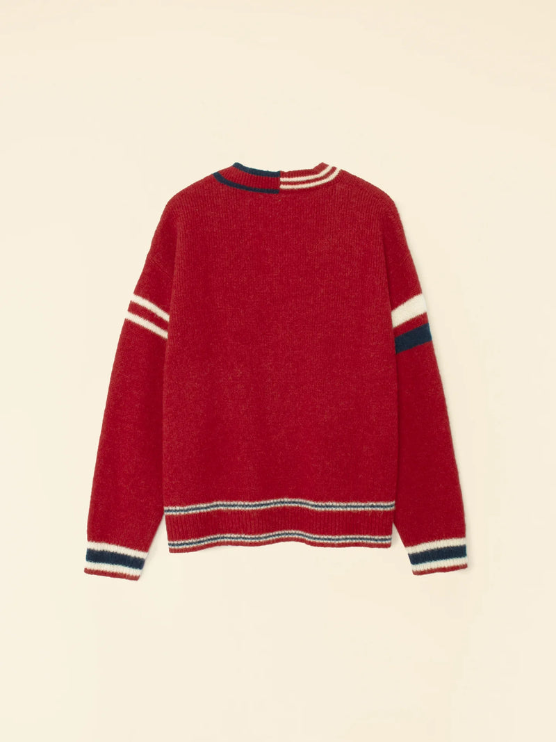 Xirena Red Blue Carey Cardigan