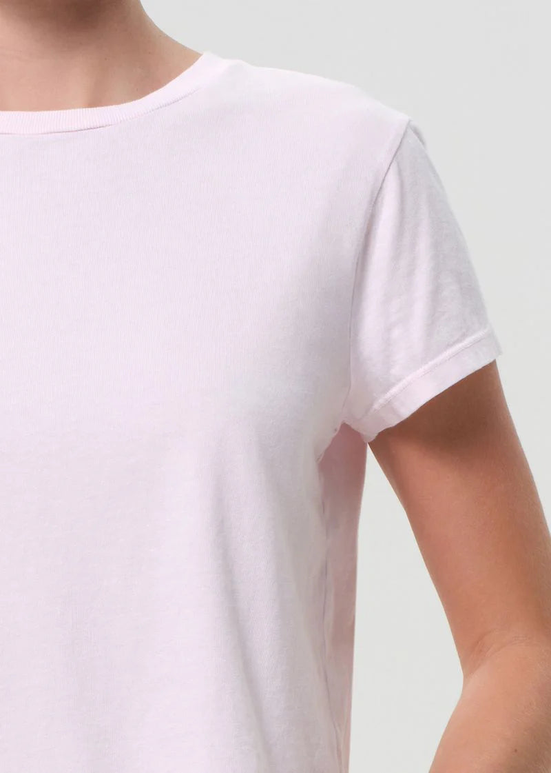 Agolde ADINE SHRUNKEN TEE IN COSMOS
