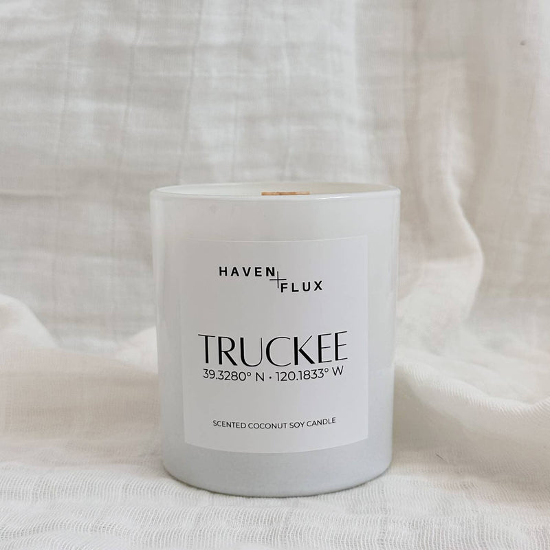 Haven and Flux - Truckee - Coconut Soy Wood Wick Coordinate Candle