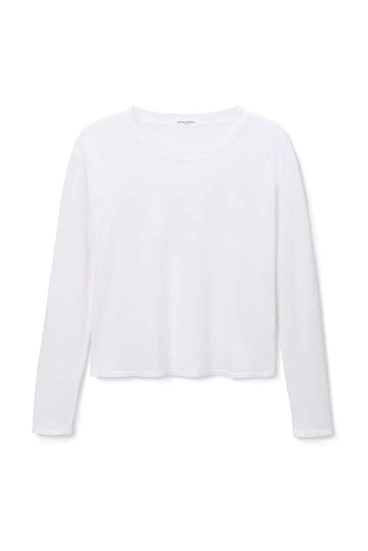 perfectwhitetee axel crispy cotton boxy tee