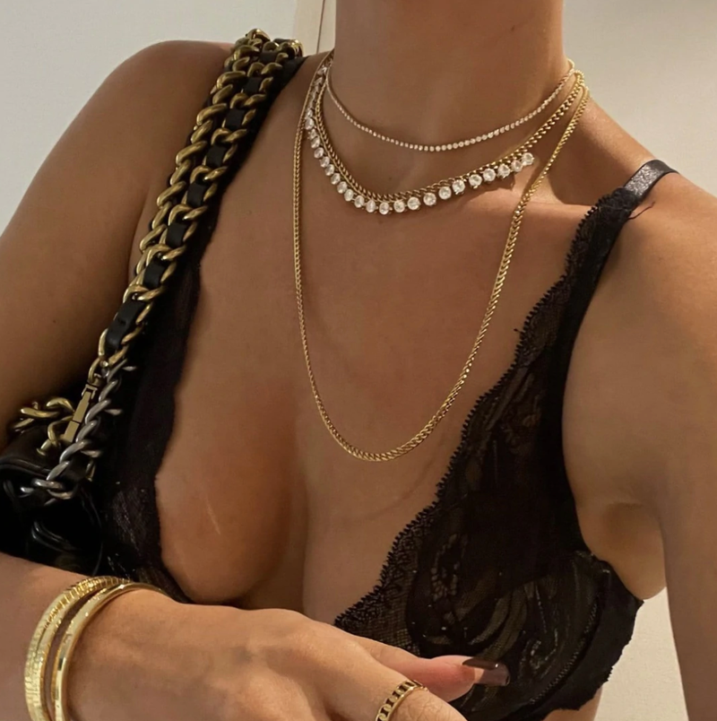 Ellie Vail Jewelry - Ellie Vail - Camden Tennis Choker Necklace