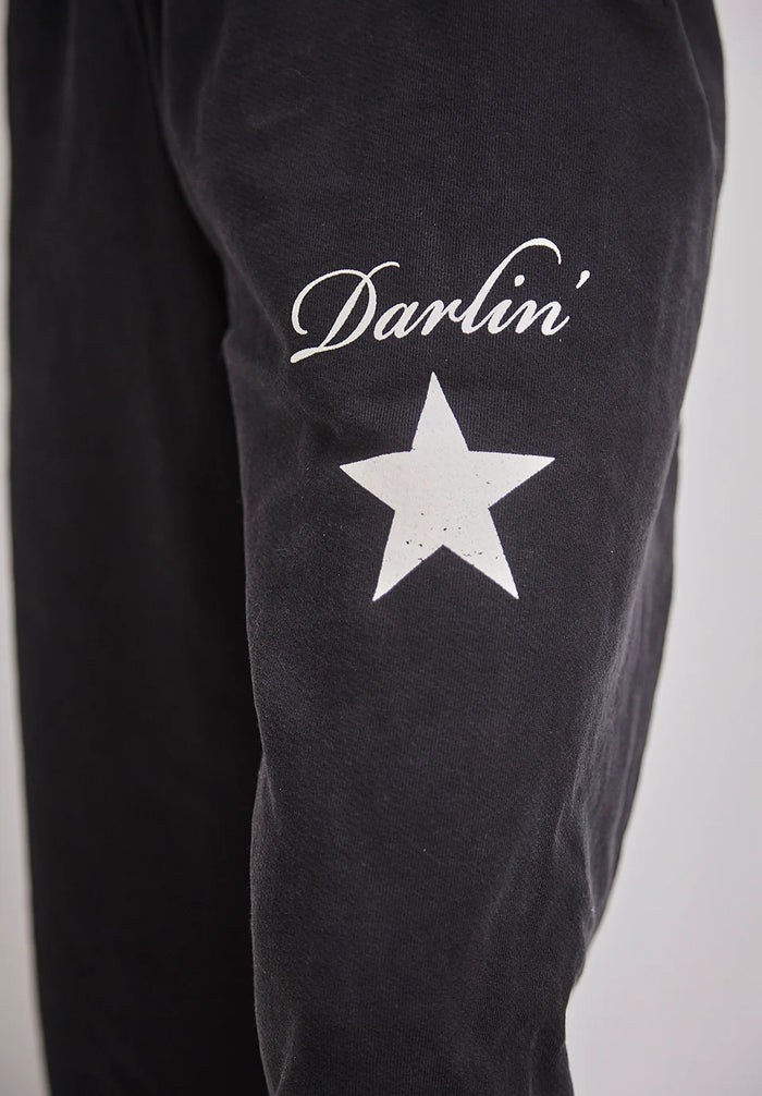 Darlin' HEAVY SWEATPANTS - BLACK