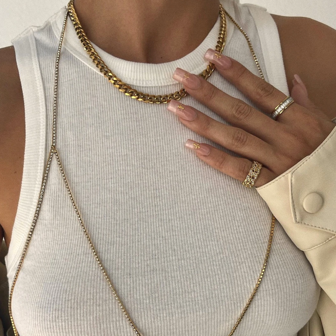 Ellie Vail Jewelry - Ellie Vail - Liam Cuban Chain Necklace
