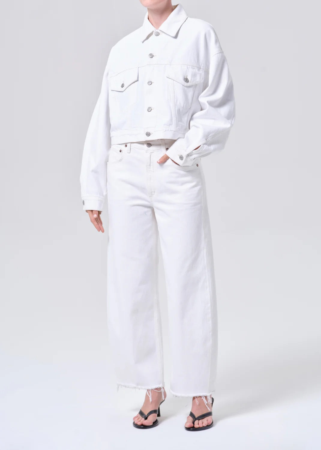 AGOLDE Palmer Jacket In Milkshake