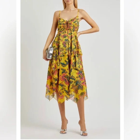 MISA Los Angeles DAPHNE Dress - Grand Canary Print