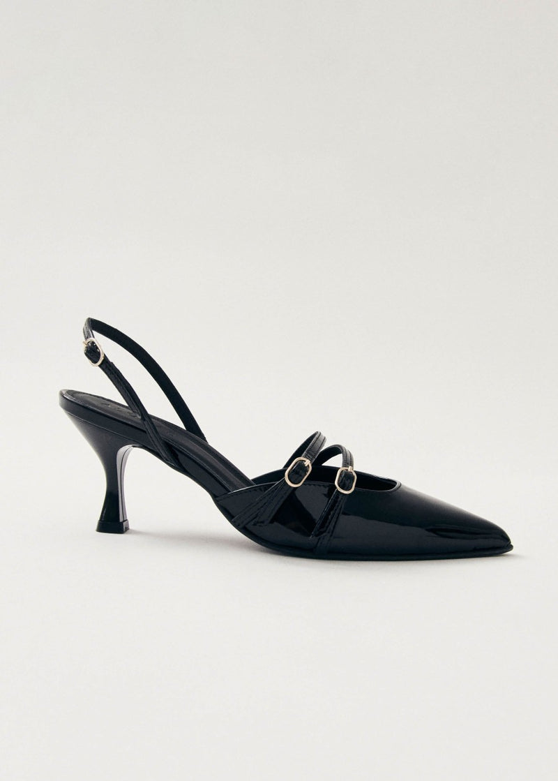Alohas Joelle Black Patent Leather Pumps
