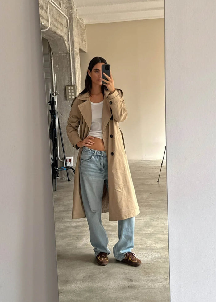 Alohas TB.490 RIFE CHOCOLATE BROWN LEATHER SNEAKERS