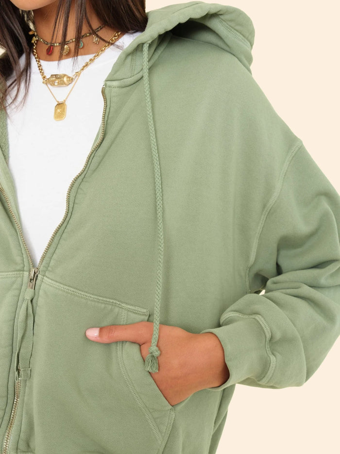 Xirena Olive Leaf Smith Sweatshirt