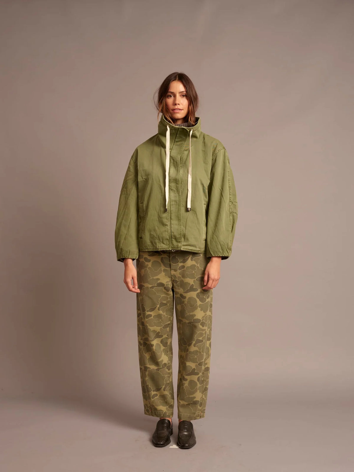 Xirena Camo Green Baxter Pant