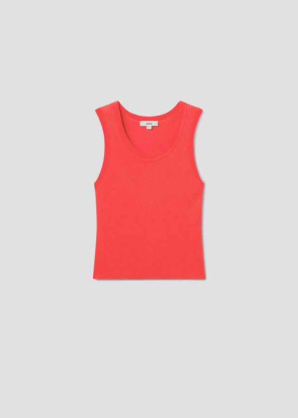 Agolde Shrunken Poppy Tank In Carnival