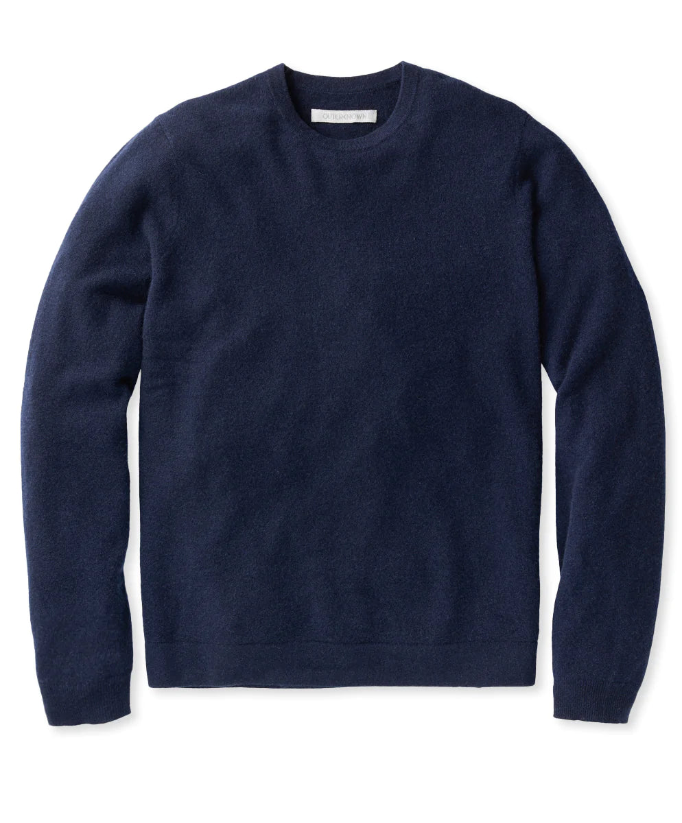 Outerknown Sunland Cashmere Crew - Navy