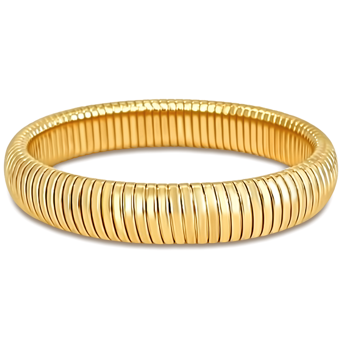 Ellie Vail Jewelry - Ellie Vail - Sandra Coil Bangle Bracelet - Gold