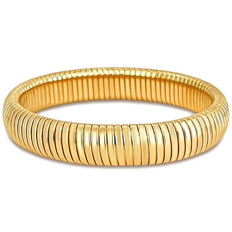 Ellie Vail Jewelry - Ellie Vail - Sandra Coil Bangle Bracelet - Gold