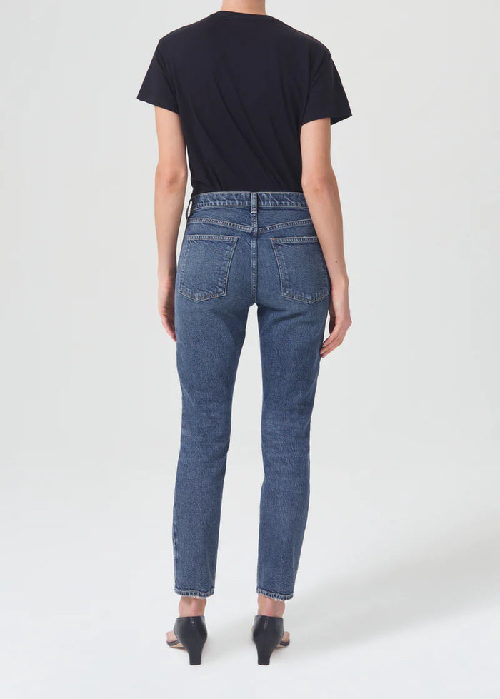 AGOLDE WILLOW MID RISE SLIM CROP (STRETCH) - IN RUSH